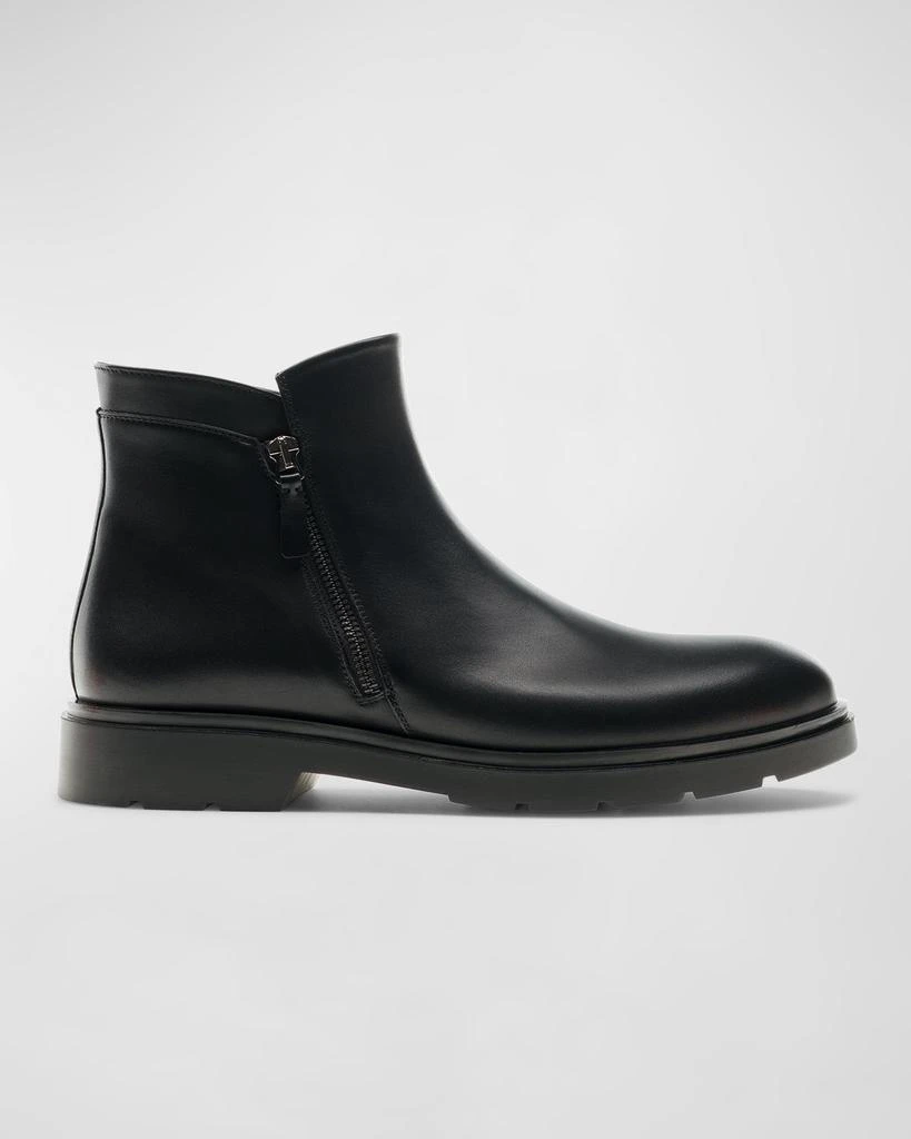 商品Magnanni|Men's Moto Zip Ankle Boots,价格¥3480,第1张图片