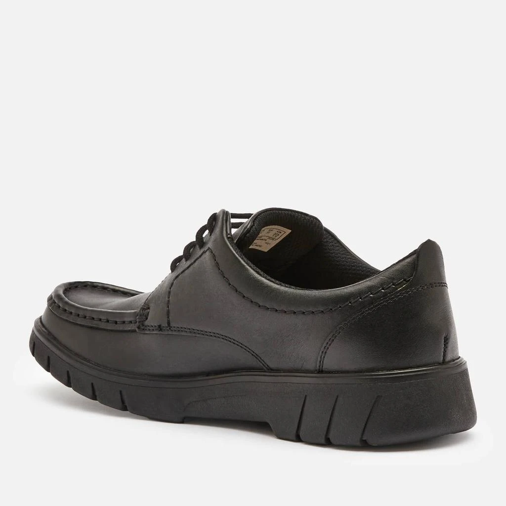 商品Clarks|Clarks Branch Lace Youth School Shoes - Black Leather,价格¥321,第2张图片详细描述