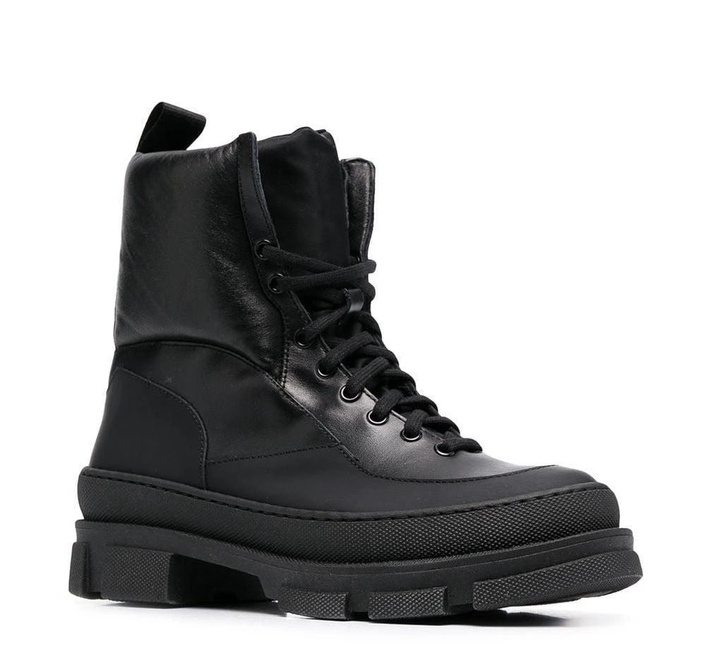 商品Ganni|GANNI Hiking Mix Boots,价格¥2761,第2张图片详细描述