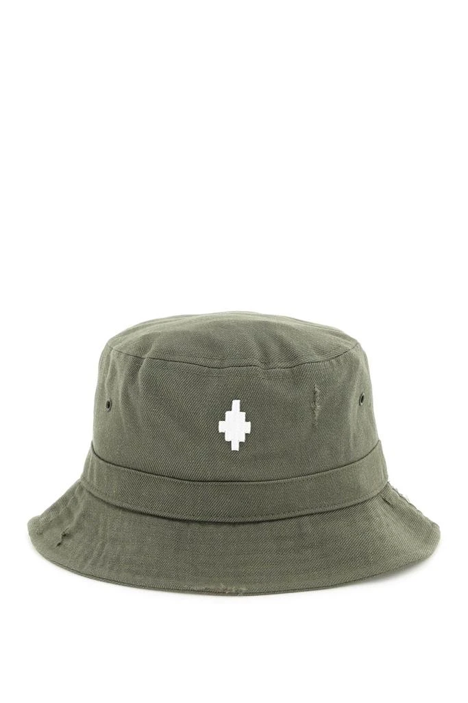 商品Marcelo Burlon|Starter Cross Bucket Hat,价格¥614,第1张图片