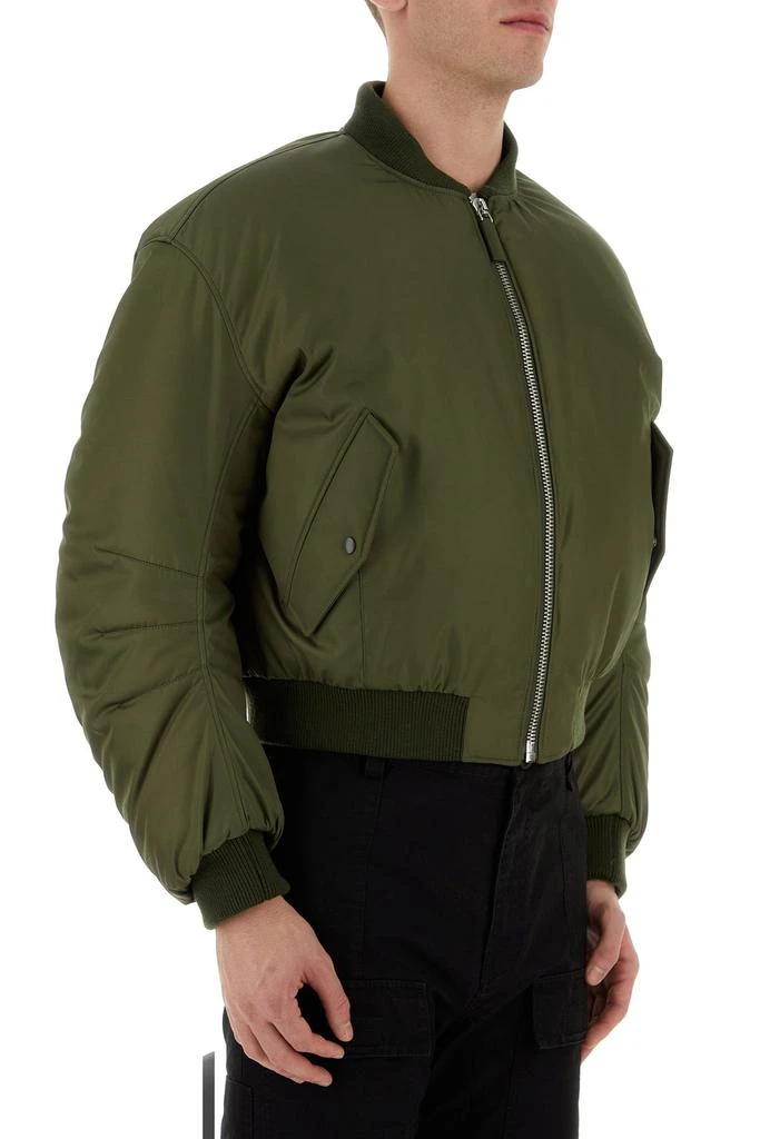 商品Prada|Military green nylon padded bomber jacket,价格¥19042,第2张图片详细描述