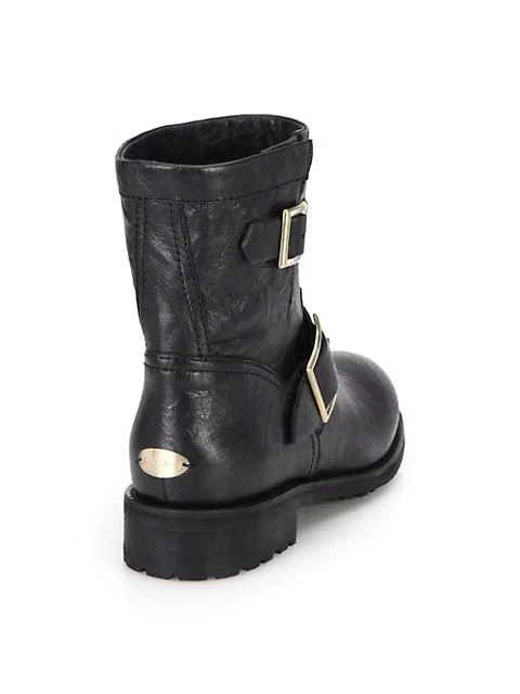 商品Jimmy Choo|Youth Leather Biker Boots,价格¥7119,第2张图片详细描述