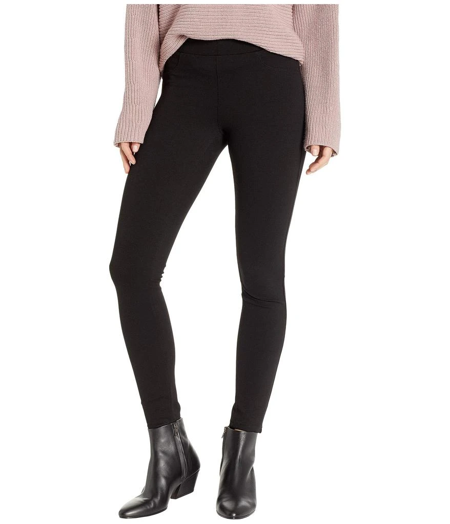 商品Blank NYC|The Mercer Ponte Basic Skinny in Caviar,价格¥274,第1张图片