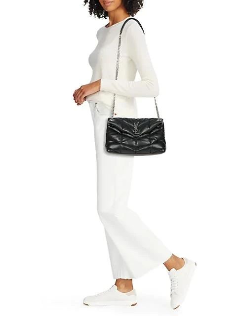 商品Yves Saint Laurent|Small Puffer Leather Crossbody Bag,价格¥23869,第2张图片详细描述