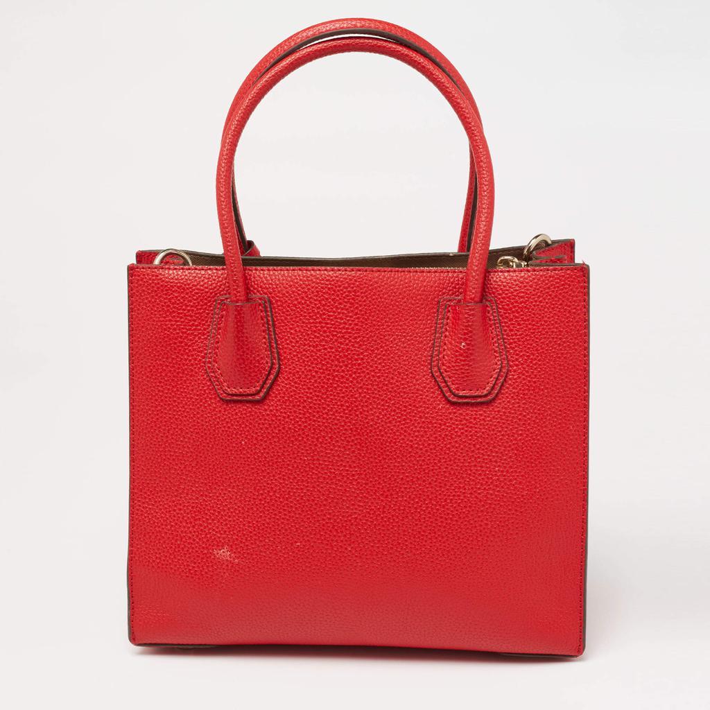 商品[二手商品] Michael Kors|MICHAEL Michael Kors Red Leather Mercer Gallery Tote,价格¥1456,第6张图片详细描述