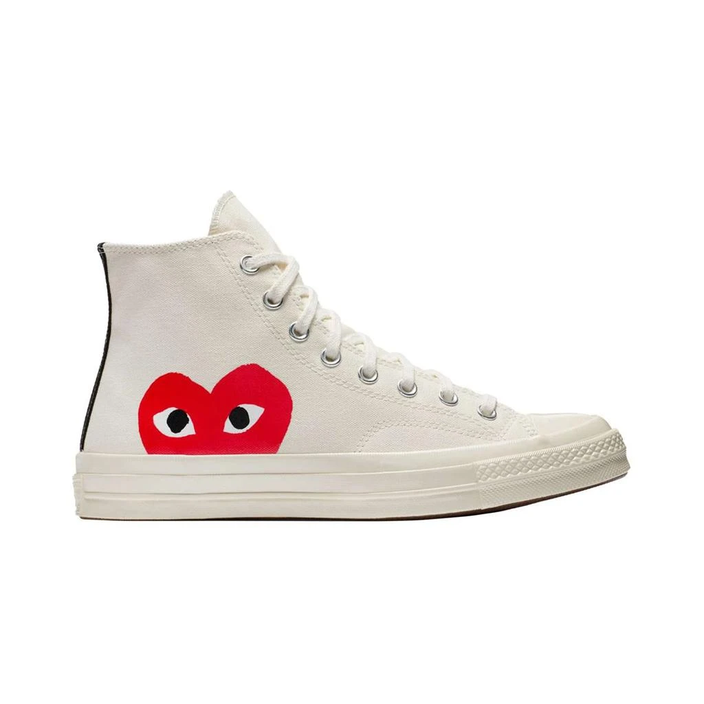 商品Comme des Garcons|COMME DES GARÇONS PLAY CONVERSE CHUCK 70 HIGH CREAM,价格¥1474,第2张图片详细描述