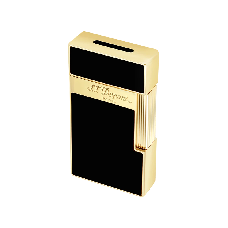 【现货】男女通用黑色漆面金属金色饰面火炬打火机 025002 商品