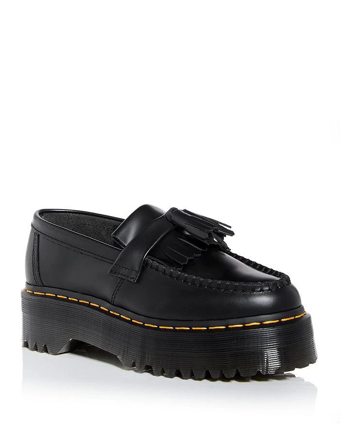 商品Dr. Martens|Women's Adrian Quad Kiltie Platform Loafers,价格¥1321,第1张图片详细描述