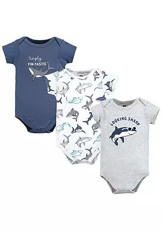 商品Hudson|Baby Hudson Baby Unisex Baby Cotton Bodysuits Fintastic,价格¥112,第1张图片