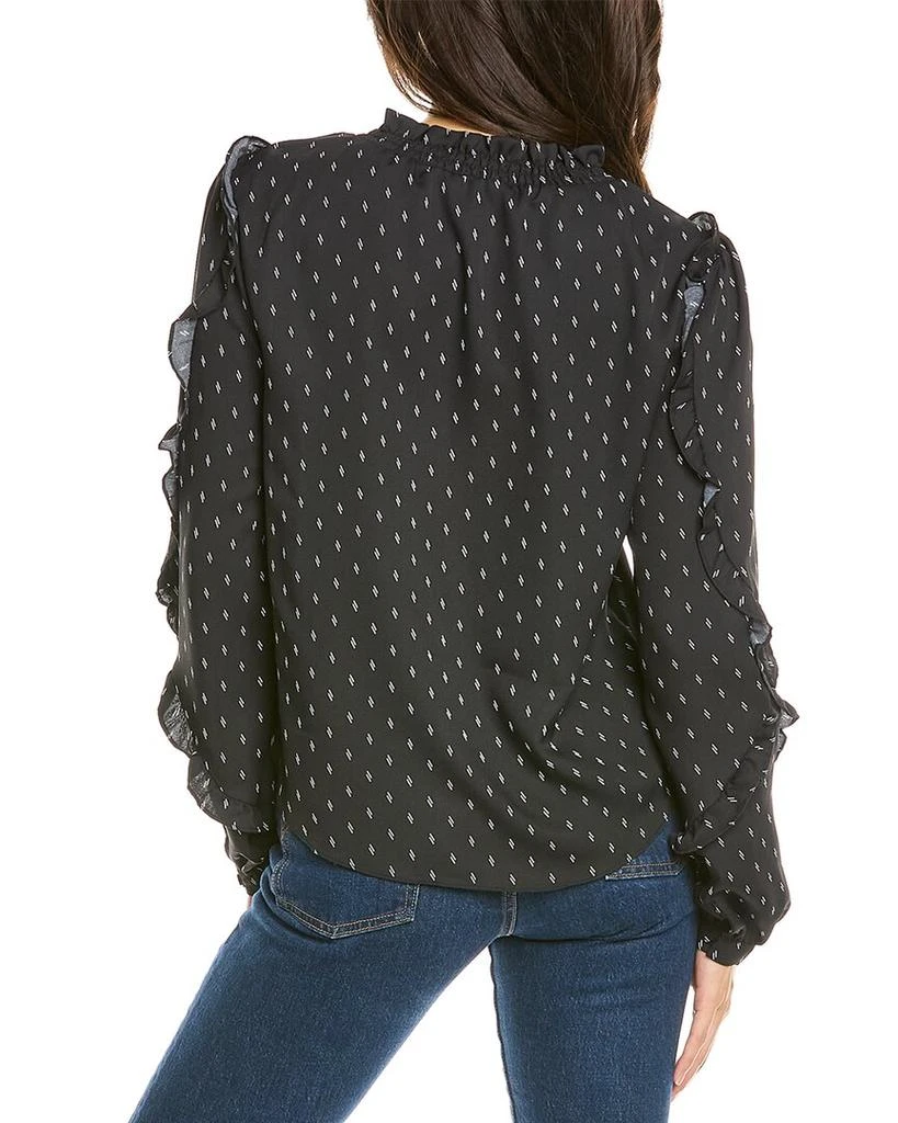 商品Vince Camuto|Vince Camuto Ruffle Yoke Dot Top,价格¥302,第2张图片详细描述