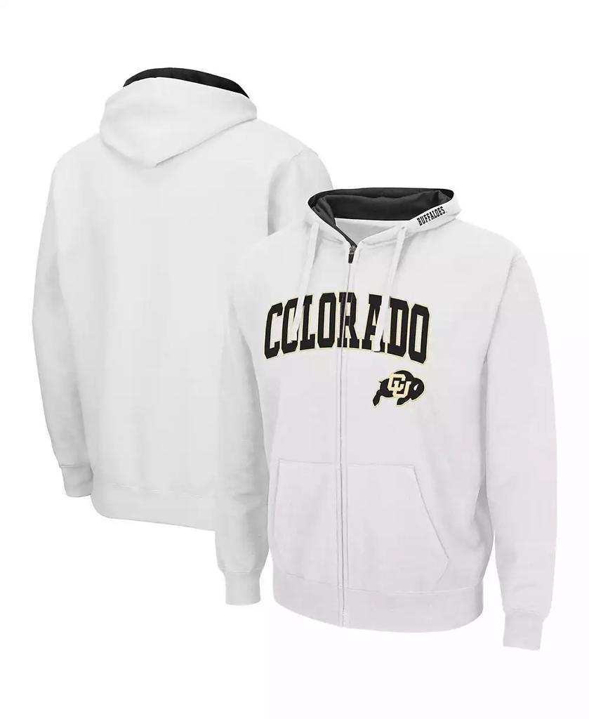 Sweat à capuche zippé pour homme, blanc, Colorado Buffaloes Arch and Logo 3.0 image 2
