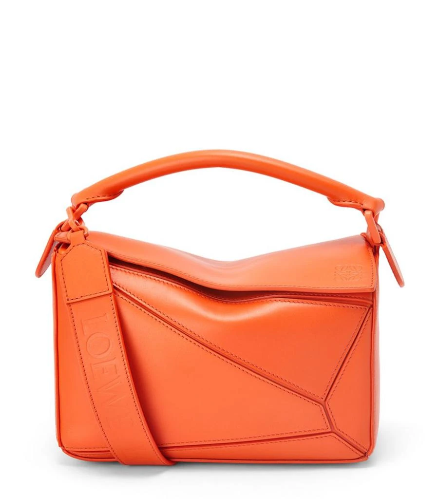 商品Loewe|Small Leather Puzzle Top-Handle Bag,价格¥24829,第1张图片