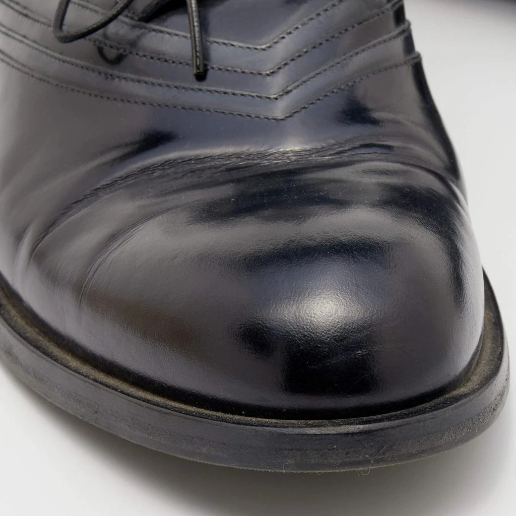 Louis Vuitton Black Leather Lace Up Oxford Size 43 商品