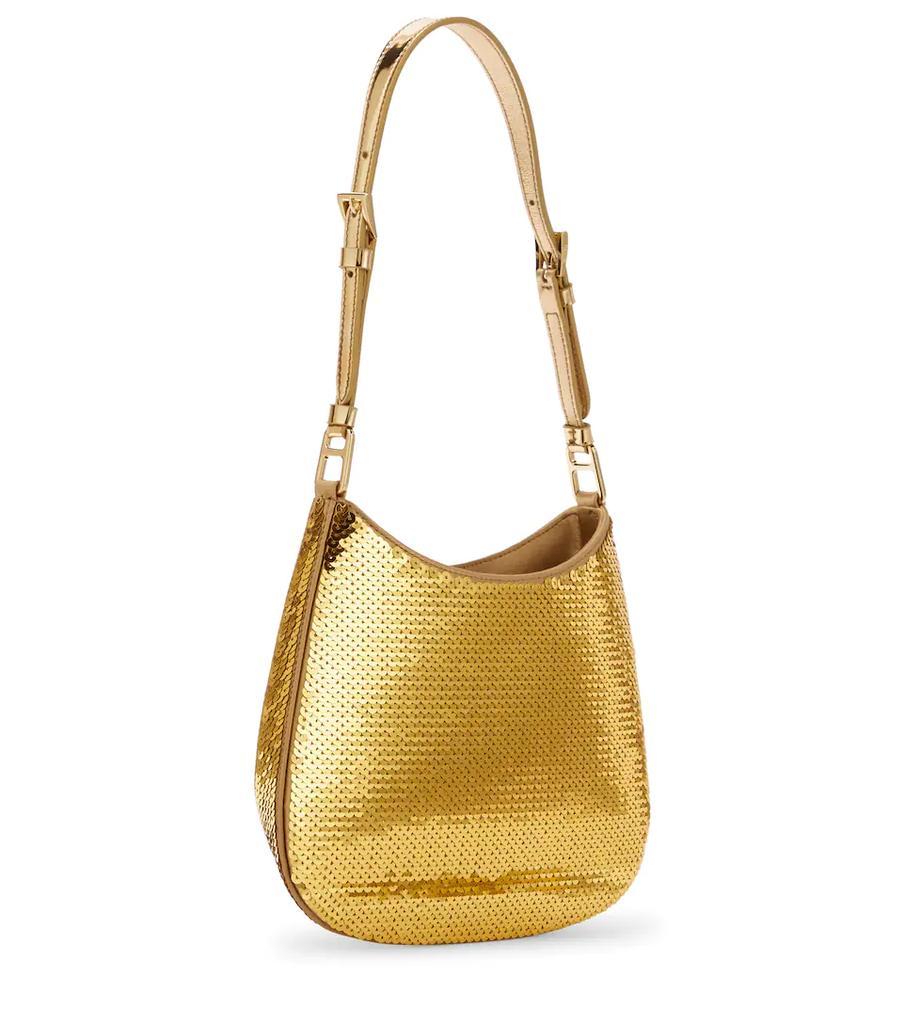 商品Prada|Cleo Medium sequined shoulder bag,价格¥23636,第6张图片详细描述