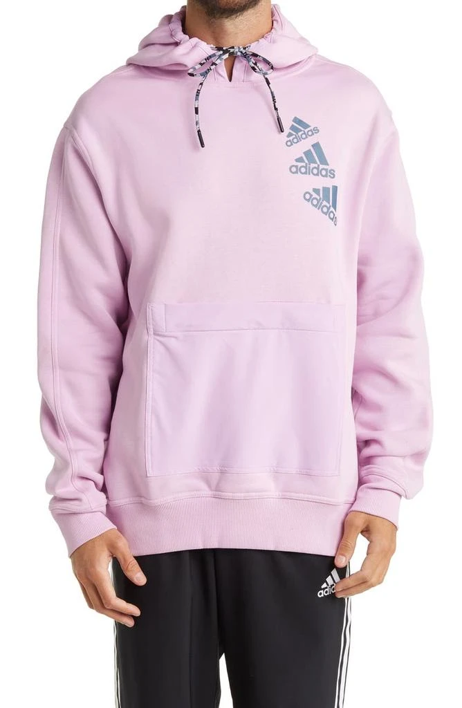 商品Adidas|UNITEFIT Q4 Kangaroo Zip Pocket Recycled Polyester Blend Hoodie,价格¥309,第1张图片