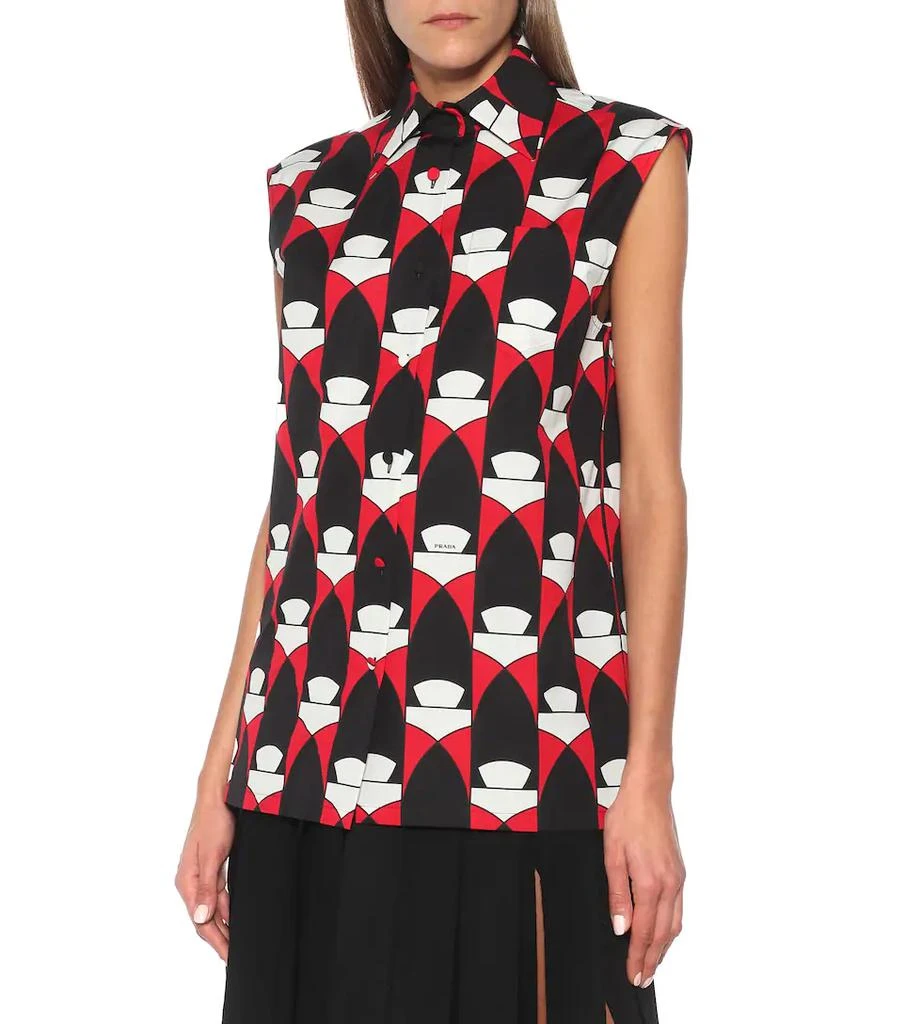 商品Prada|Printed cotton shirt,价格¥5966,第5张图片详细描述