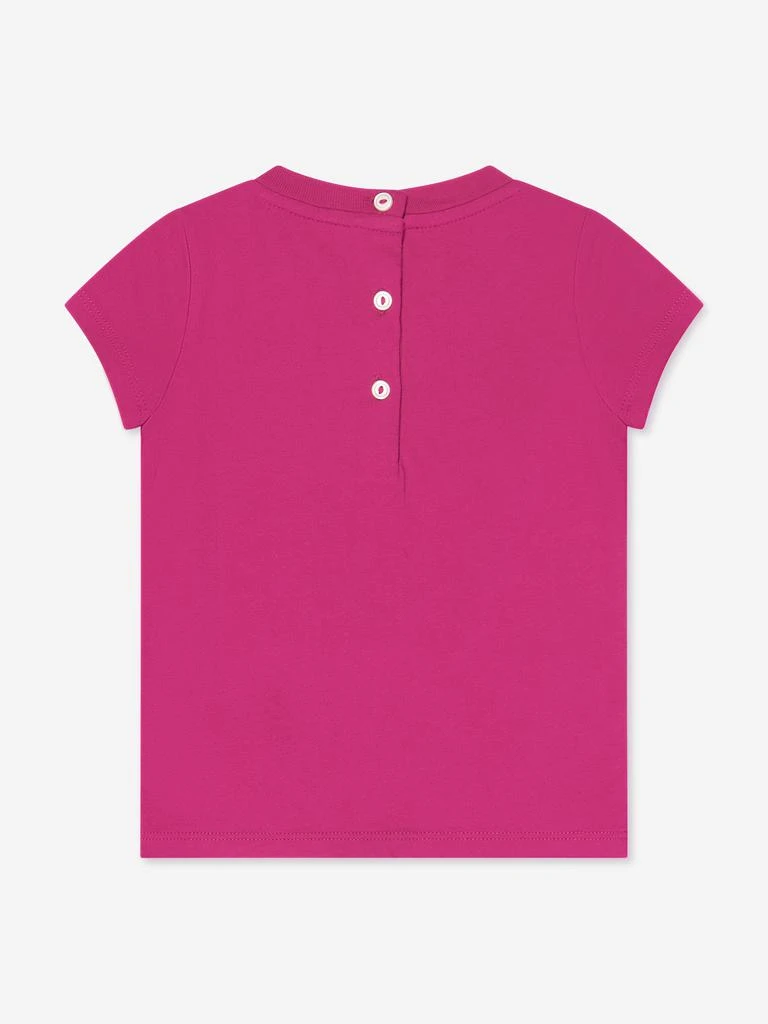 商品Ralph Lauren|Baby Girls Bear T-Shirt in Pink,价格¥435,第2张图片详细描述