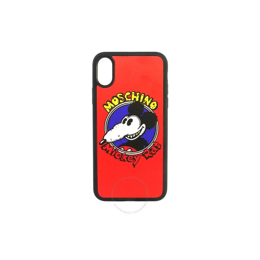 商品Moschino|Ladies Mickey Rat Print iPhone X/XS Case,价格¥188,第2张图片详细描述