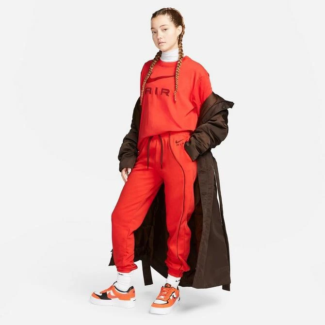 商品NIKE|Women's Nike Air Mid-Rise Fleece Jogger Pants,价格¥558,第3张图片详细描述