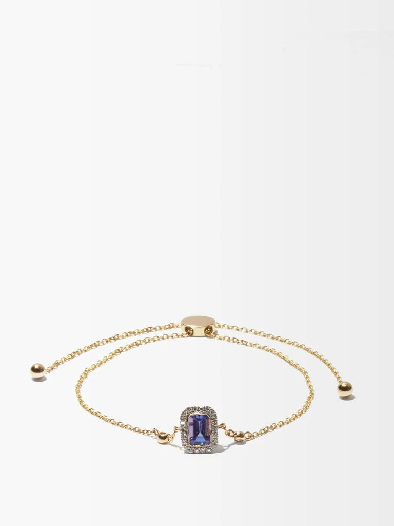 商品Anissa Kermiche|December diamond, tanzanite & 14kt gold bracelet,价格¥4221,第1张图片