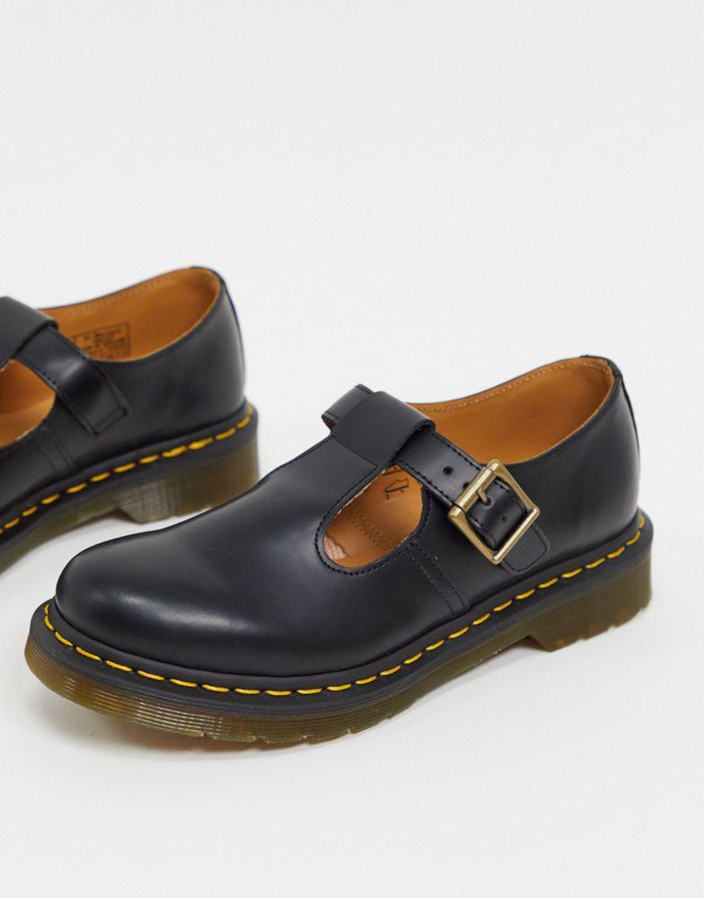 商品Dr. Martens|Dr Martens Polly mary jane flat shoes in black,价格¥985,第5张图片详细描述