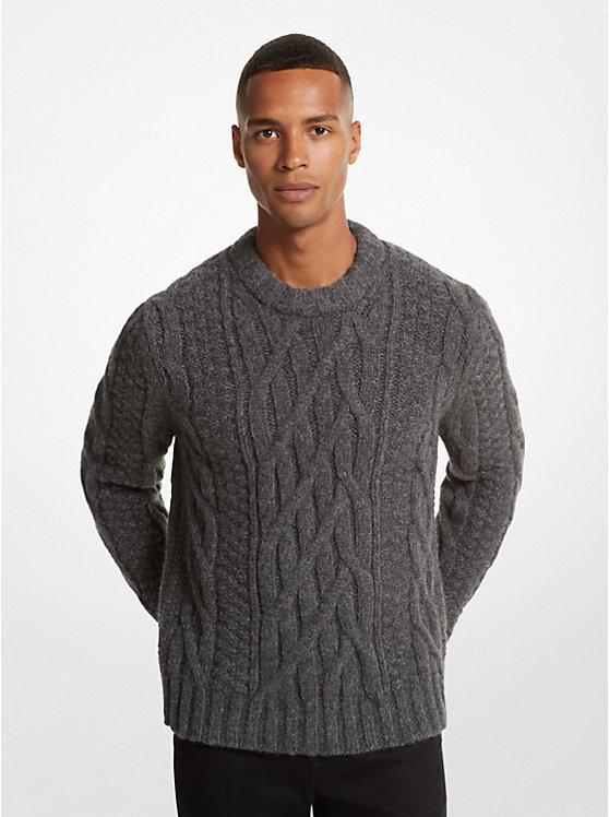 Cable Alpaca Blend Sweater商品第1张图片规格展示