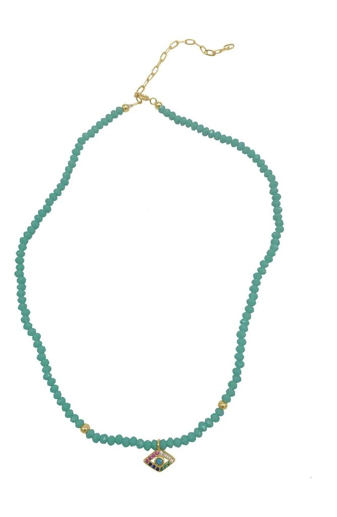 商品ADORNIA|Evil Eye Beaded Necklace,价格¥167,第1张图片