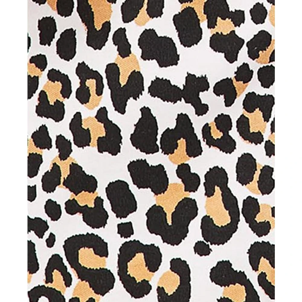 商品Little Me|Baby Girls Animal Print Footed Coverall With Cat Applique,价格¥96,第2张图片详细描述