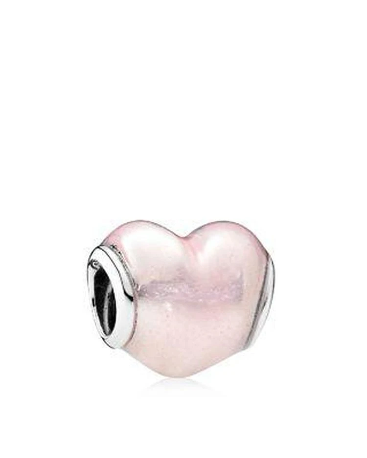 商品PANDORA|闪耀爱心 纯银&珐琅心形串珠,价格¥336,第1张图片