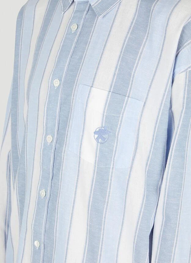 商品STUSSY|Wide Stripe Shirt in Blue,价格¥732,第5张图片详细描述