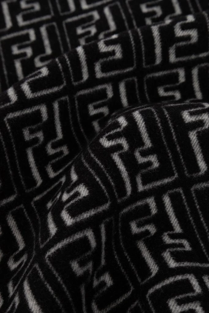 商品Fendi|Fendi Monogram Jacquard Fringed Scarf,价格¥6999,第2张图片详细描述