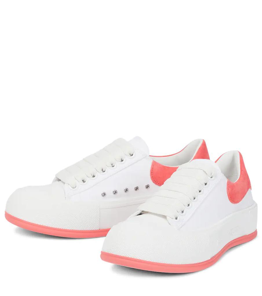 商品Alexander McQueen|Deck Plimsoll帆布运动鞋,价格¥4068,第7张图片详细描述
