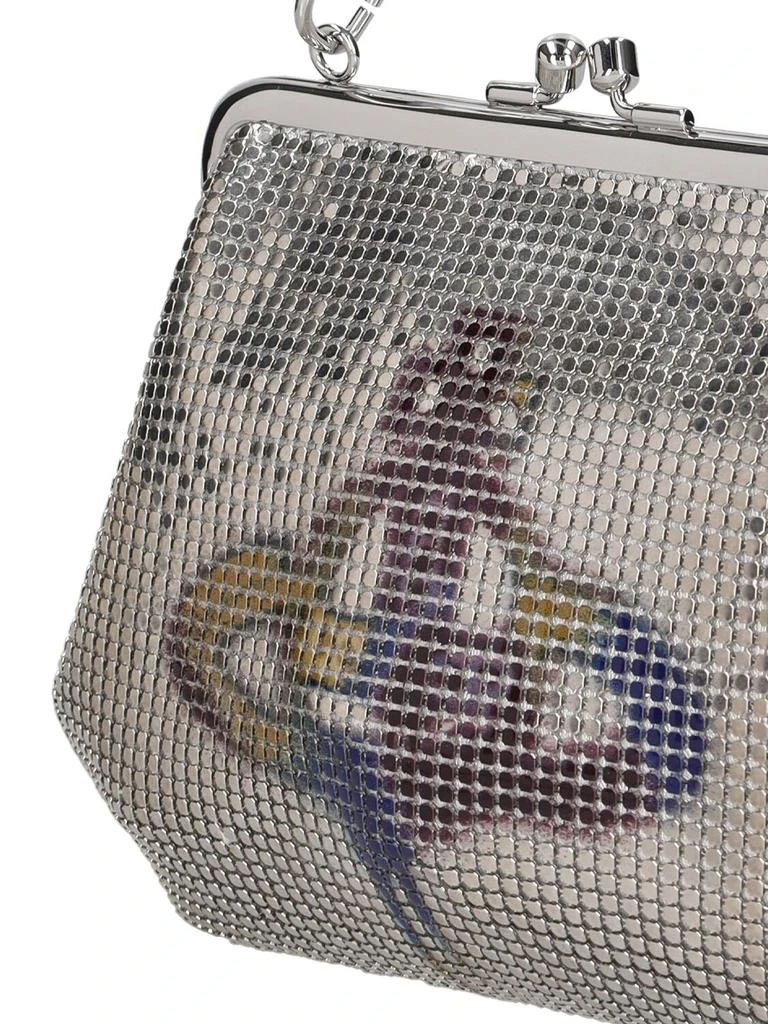商品Vivienne Westwood|Granny Frame Metallic Top Handle Bag,价格¥2189,第4张图片详细描述