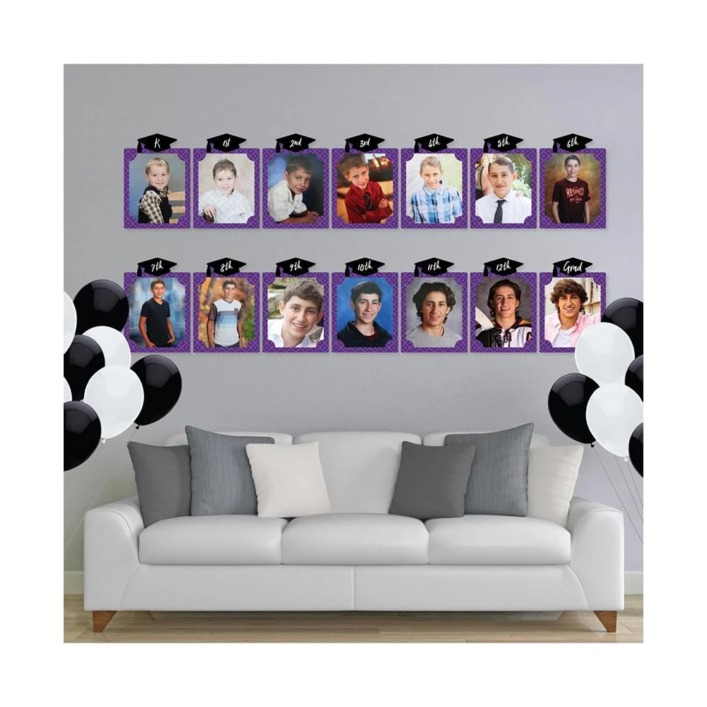 商品Big Dot of Happiness|Purple Grad - Best is Yet to Come - 8 x 10 inches K-12 School Photo Holder - DIY Graduation Party Decor - Picturific Display,价格¥224,第3张图片详细描述