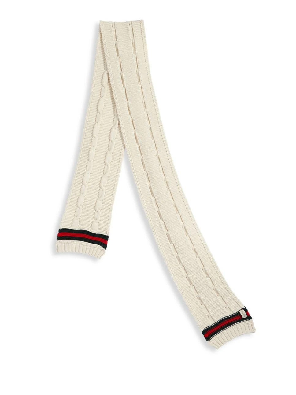 商品Gucci|Wool Cable Knit Ribbed Scarf,价格¥6375,第2张图片详细描述