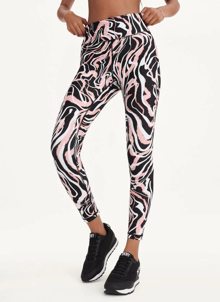 商品DKNY|Marble Swirl Print High Waist Legging,价格¥190,第3张图片详细描述