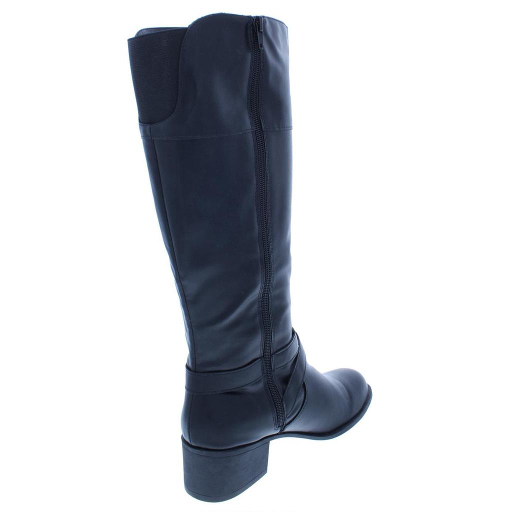 Style & Co. Womens Venesa Faux Leather Knee-High Riding Boots商品第5张图片规格展示