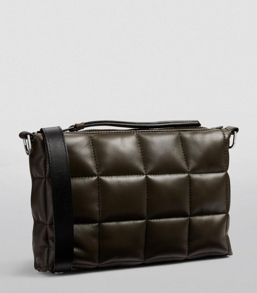 商品ALL SAINTS|Leather Quilted Eve Cross-Body Bag,价格¥1052,第5张图片详细描述