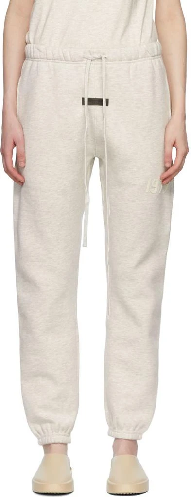 商品Essentials|Off-White Cotton Lounge Pants,价格¥286,第1张图片