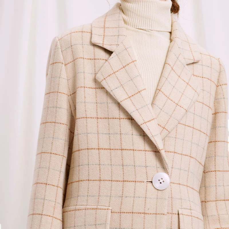 Marquis 大衣 - 驼色格纹 | Marquis Coat - Camel Plaid 商品