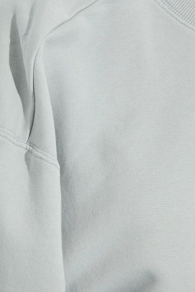 商品Good American|Cropped French cotton-terry sweatshirt,价格¥286,第2张图片详细描述