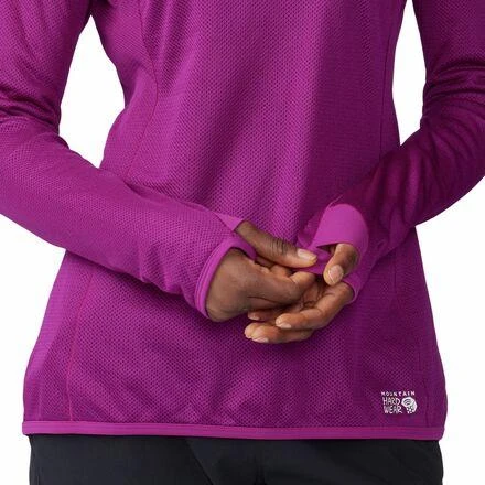 商品Mountain Hardwear|AirMesh Long-Sleeve Crew Top - Women's,价格¥267,第4张图片详细描述