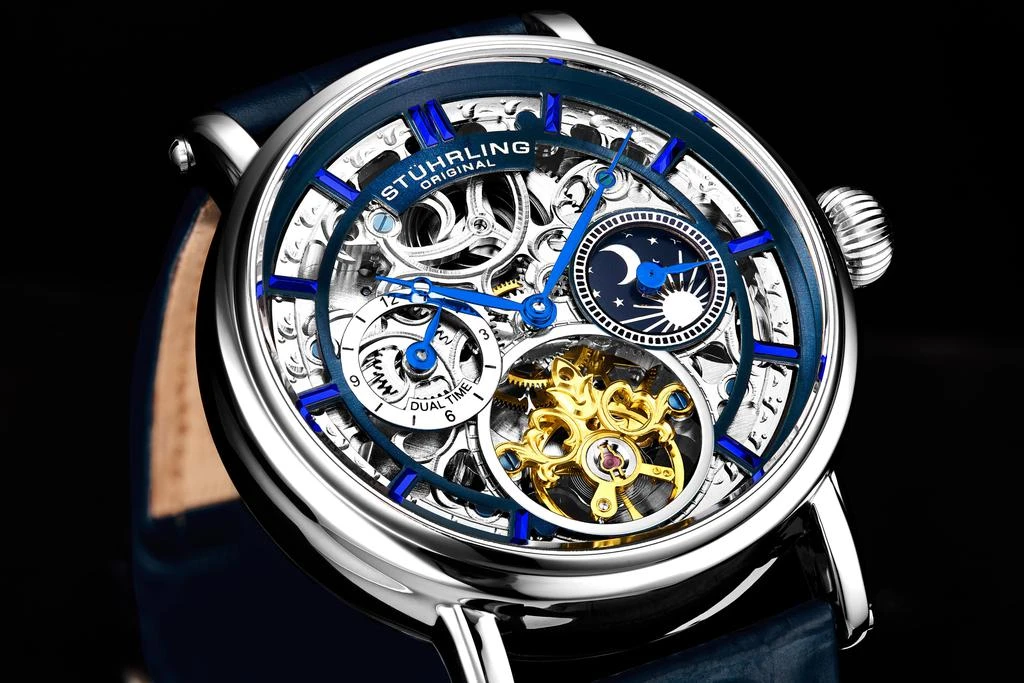 商品Stuhrling Original|4000 Automatic 43mm Skeleton,价格¥2145,第3张图片详细描述