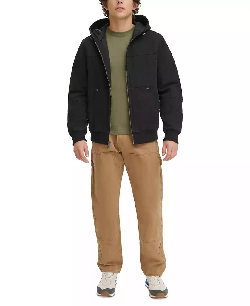 商品Levi's|Men's Workwear Hoodie Bomber Jacket with Quilted Lining,价格¥1855,第5张图片详细描述