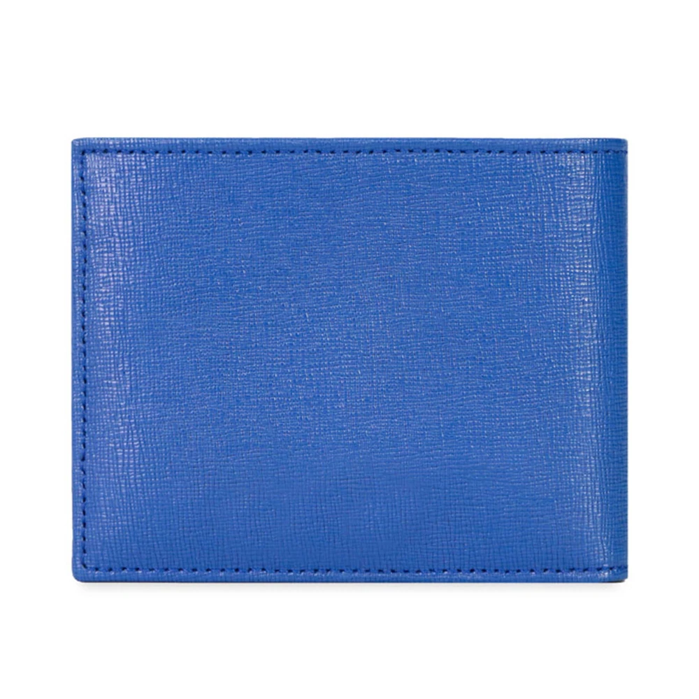EMPORIO ARMANI 男士蓝色粒面牛皮短折钱包 YEM122-YA24E-80463 商品