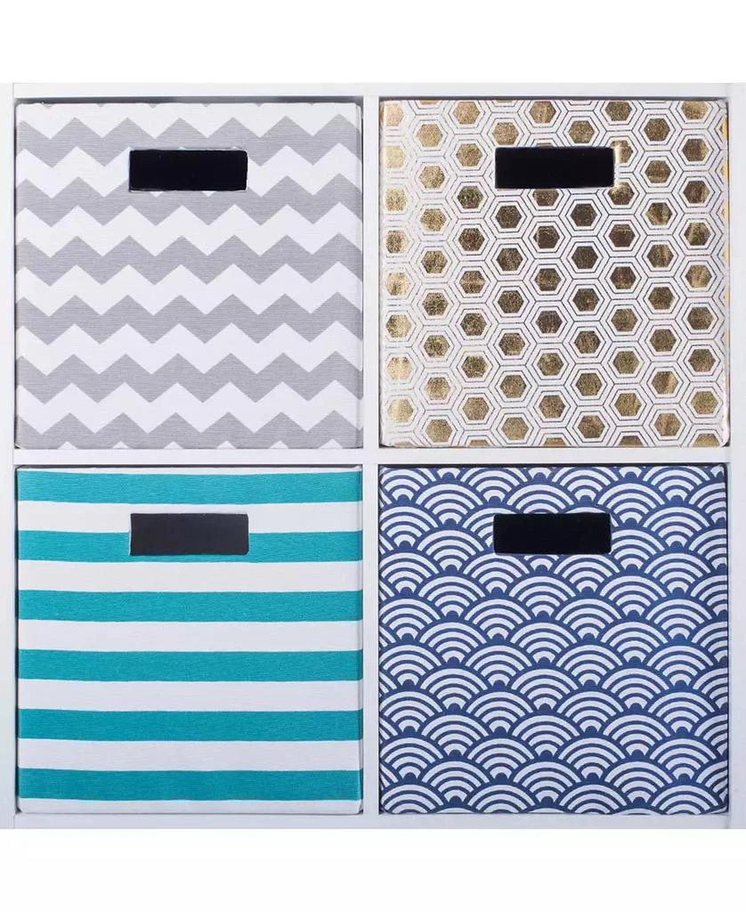 Honeycomb Print Polyester Storage Bin 商品