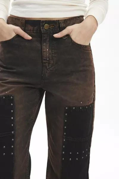 商品BDG|BDG Cade Cowboy Studded Bootcut Pant,价格¥423,第5张图片详细描述