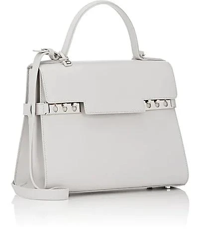 商品Delvaux|Tempête GM Leather Satchel,价格¥45298-¥48612,第3张图片详细描述