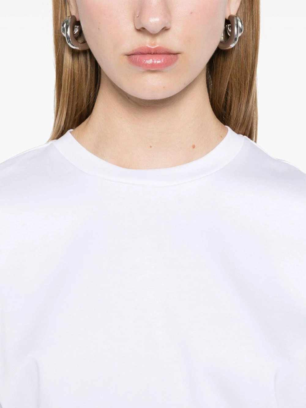 商品Calvin Klein|Calvin Klein 女士T恤 K20K208333YAF 白色,价格¥586,第5张图片详细描述