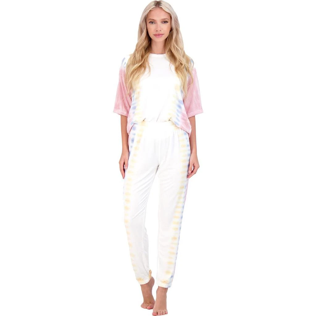 商品PJ Salvage|P.J. Salvage Sunset Hues Women's Tie-Dye Print Relaxed Fit Loungewear Pants,价格¥84,第4张图片详细描述